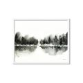 Picture of Misty Forest Black  _GroupedProduct_Rectangle_Landscape_Framed_Matted_