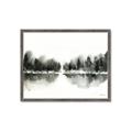 Picture of Misty Forest Black  _GroupedProduct_Rectangle_Landscape_Framed_Matted_