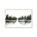 Picture of Misty Forest Black  _GroupedProduct_Rectangle_Landscape_Framed_Matted_