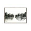Picture of Misty Forest Black  _GroupedProduct_Rectangle_Landscape_Framed_Matted_