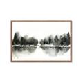 Picture of Misty Forest Black  _GroupedProduct_Rectangle_Landscape_Framed_Matted_
