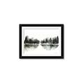 Picture of Misty Forest Black  _GroupedProduct_Rectangle_Landscape_Framed_Matted_