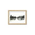 Picture of Misty Forest Black  _GroupedProduct_Rectangle_Landscape_Framed_Matted_