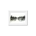 Picture of Misty Forest Black  _GroupedProduct_Rectangle_Landscape_Framed_Matted_