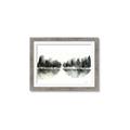 Picture of Misty Forest Black  _GroupedProduct_Rectangle_Landscape_Framed_Matted_
