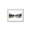 Picture of Misty Forest Black  _GroupedProduct_Rectangle_Landscape_Framed_Matted_