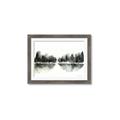 Picture of Misty Forest Black  _GroupedProduct_Rectangle_Landscape_Framed_Matted_