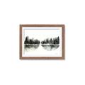 Picture of Misty Forest Black  _GroupedProduct_Rectangle_Landscape_Framed_Matted_
