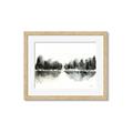 Picture of Misty Forest Black  _GroupedProduct_Rectangle_Landscape_Framed_Matted_