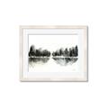 Picture of Misty Forest Black  _GroupedProduct_Rectangle_Landscape_Framed_Matted_