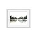 Picture of Misty Forest Black  _GroupedProduct_Rectangle_Landscape_Framed_Matted_