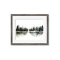 Picture of Misty Forest Black  _GroupedProduct_Rectangle_Landscape_Framed_Matted_