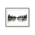 Picture of Misty Forest Black  _GroupedProduct_Rectangle_Landscape_Framed_Matted_