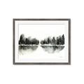 Picture of Misty Forest Black  _GroupedProduct_Rectangle_Landscape_Framed_Matted_