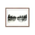 Picture of Misty Forest Black  _GroupedProduct_Rectangle_Landscape_Framed_Matted_