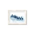 Picture of Misty Forest Blue Trees _GroupedProduct_Rectangle_Landscape_Framed_Matted_