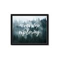 Picture of Never Stop Exploring _GroupedProduct_Rectangle_Landscape_Photography _GroupedProduct_Rectangle_Landscape_Framed_Matted_