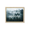 Picture of Never Stop Exploring _GroupedProduct_Rectangle_Landscape_Photography _GroupedProduct_Rectangle_Landscape_Framed_Matted_