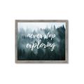Picture of Never Stop Exploring _GroupedProduct_Rectangle_Landscape_Photography _GroupedProduct_Rectangle_Landscape_Framed_Matted_
