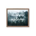 Picture of Never Stop Exploring _GroupedProduct_Rectangle_Landscape_Photography _GroupedProduct_Rectangle_Landscape_Framed_Matted_