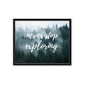Picture of Never Stop Exploring _GroupedProduct_Rectangle_Landscape_Photography _GroupedProduct_Rectangle_Landscape_Framed_Matted_