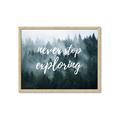 Picture of Never Stop Exploring _GroupedProduct_Rectangle_Landscape_Photography _GroupedProduct_Rectangle_Landscape_Framed_Matted_