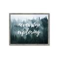 Picture of Never Stop Exploring _GroupedProduct_Rectangle_Landscape_Photography _GroupedProduct_Rectangle_Landscape_Framed_Matted_
