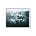 Picture of Never Stop Exploring _GroupedProduct_Rectangle_Landscape_Photography _GroupedProduct_Rectangle_Landscape_Framed_Matted_