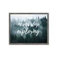 Picture of Never Stop Exploring _GroupedProduct_Rectangle_Landscape_Photography _GroupedProduct_Rectangle_Landscape_Framed_Matted_