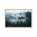 Picture of Never Stop Exploring _GroupedProduct_Rectangle_Landscape_Photography _GroupedProduct_Rectangle_Landscape_Framed_Matted_