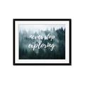 Picture of Never Stop Exploring _GroupedProduct_Rectangle_Landscape_Photography _GroupedProduct_Rectangle_Landscape_Framed_Matted_