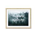 Picture of Never Stop Exploring _GroupedProduct_Rectangle_Landscape_Photography _GroupedProduct_Rectangle_Landscape_Framed_Matted_