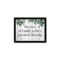 Picture of Family is life _GroupedProduct_Rectangle_Landscape_Framed_Matted_