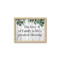 Picture of Family is life _GroupedProduct_Rectangle_Landscape_Framed_Matted_
