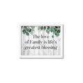 Picture of Family is life _GroupedProduct_Rectangle_Landscape_Framed_Matted_