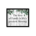 Picture of Family is life _GroupedProduct_Rectangle_Landscape_Framed_Matted_