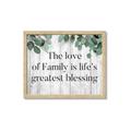 Picture of Family is life _GroupedProduct_Rectangle_Landscape_Framed_Matted_