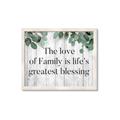 Picture of Family is life _GroupedProduct_Rectangle_Landscape_Framed_Matted_