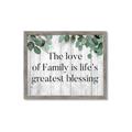 Picture of Family is life _GroupedProduct_Rectangle_Landscape_Framed_Matted_