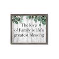 Picture of Family is life _GroupedProduct_Rectangle_Landscape_Framed_Matted_
