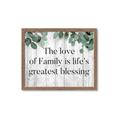 Picture of Family is life _GroupedProduct_Rectangle_Landscape_Framed_Matted_