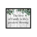 Picture of Family is life _GroupedProduct_Rectangle_Landscape_Framed_Matted_