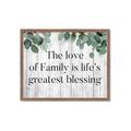 Picture of Family is life _GroupedProduct_Rectangle_Landscape_Framed_Matted_