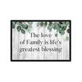 Picture of Family is life _GroupedProduct_Rectangle_Landscape_Framed_Matted_