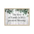 Picture of Family is life _GroupedProduct_Rectangle_Landscape_Framed_Matted_
