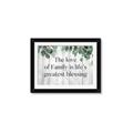 Picture of Family is life _GroupedProduct_Rectangle_Landscape_Framed_Matted_