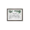 Picture of Family is life _GroupedProduct_Rectangle_Landscape_Framed_Matted_