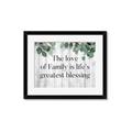 Picture of Family is life _GroupedProduct_Rectangle_Landscape_Framed_Matted_