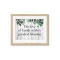Picture of Family is life _GroupedProduct_Rectangle_Landscape_Framed_Matted_