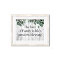 Picture of Family is life _GroupedProduct_Rectangle_Landscape_Framed_Matted_